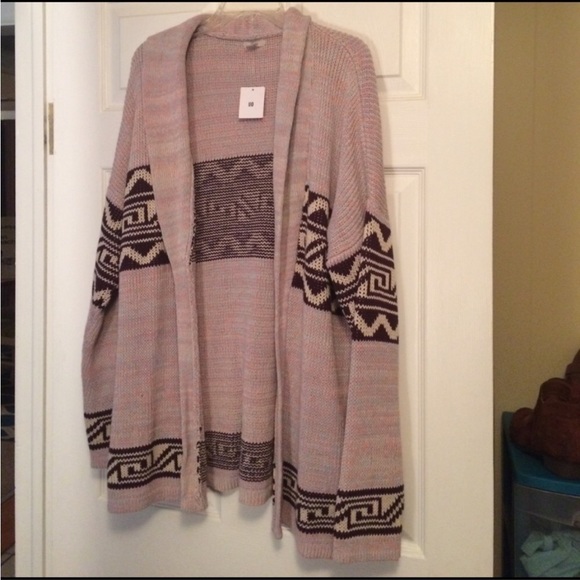 Ecote Sweaters - 🌹🌹Ecote Patterned Sweater/Cardigan Size L BNWT🌹🌹